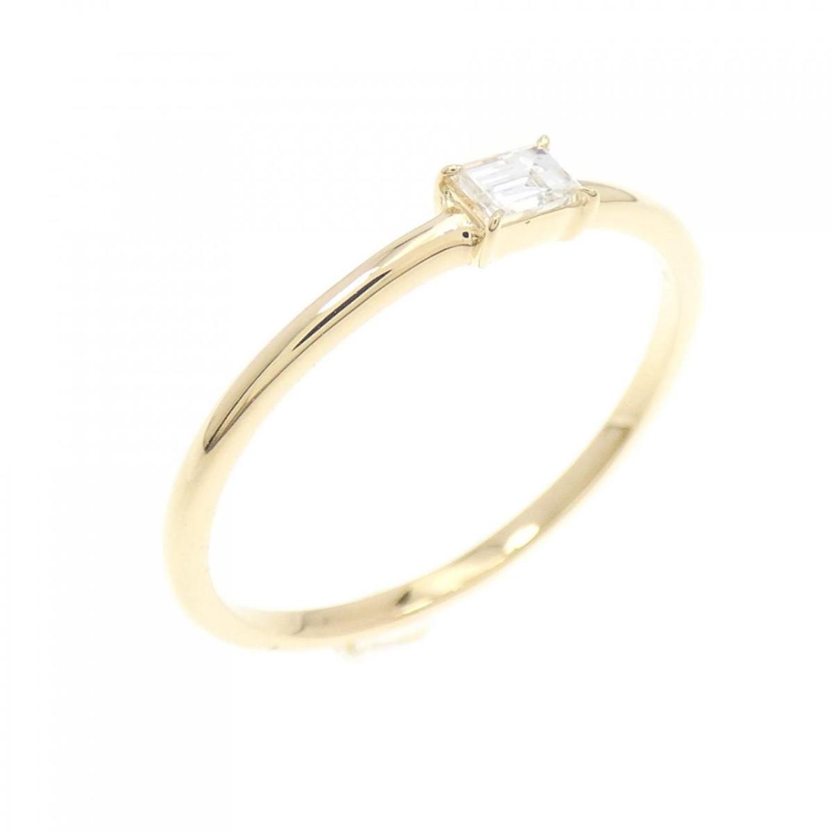 【KOMEHYO】 【リメイク】K18YG ダイヤモンド リング 0.10CT【中古】 【コメ兵】