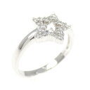 K18WG スター ダイヤモンド リング 0.13CT【中古】(4)