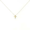 K18YG ダイヤモンド ネックレス 0.08CT【中古】