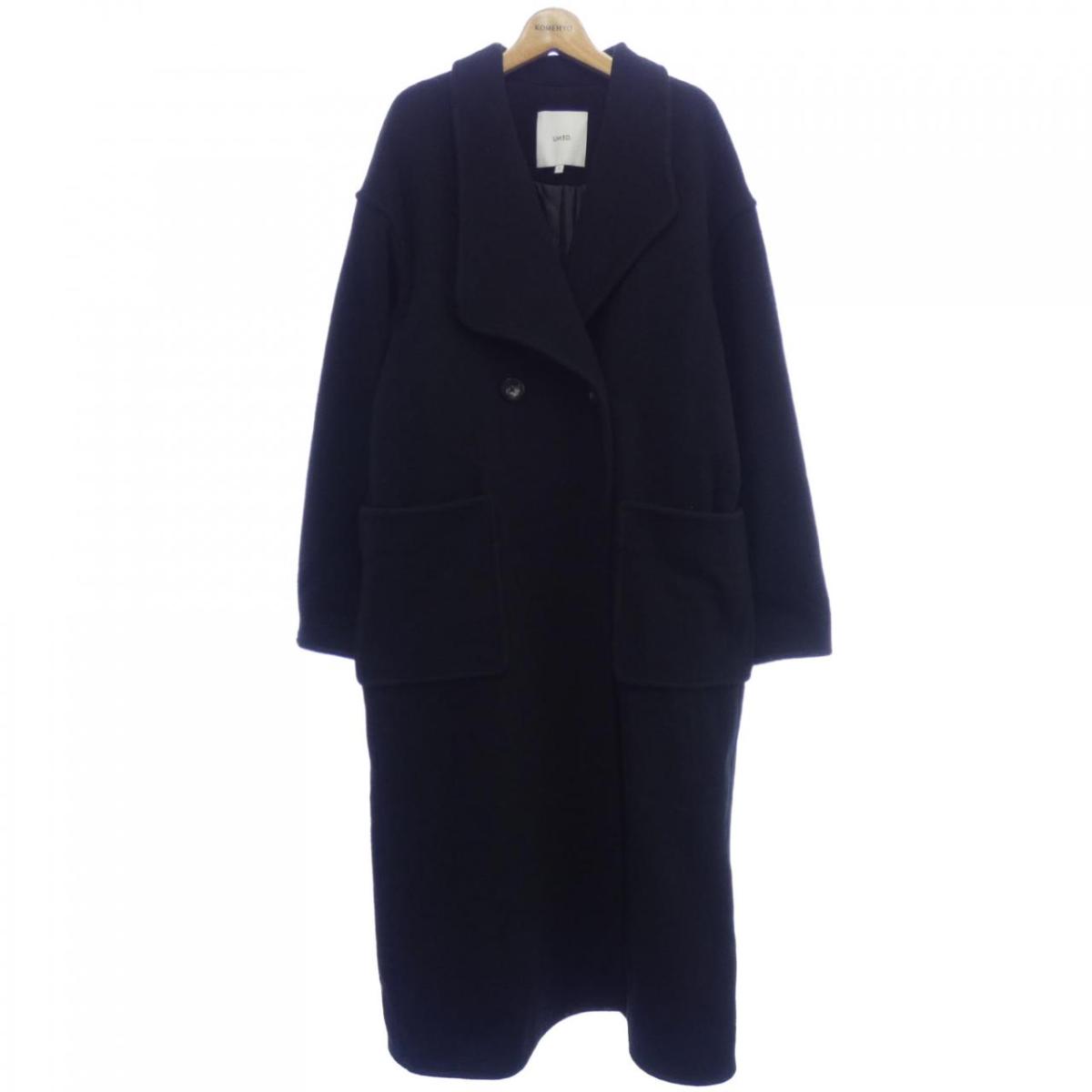 美品☆アンスリードUN3D. BLOCKING P COAT 38 ◇極美品◇ アンスリードUN3D. BLOCKING P COAT 38