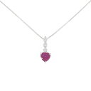 PT ハート ルビー ネックレス 1.19CT【中古】(4)