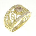 K18YG ダイヤモンド リング 0.39CT【中古】