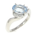 PT アクアマリン リング 0.98CT【中古】
