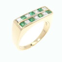 K18YG エメラルド リング 0.425CT【中古】