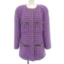 シャネル CHANEL ノーカラージャケット【中古】