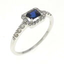 【新品】PT サファイヤ リング 0.28CT【新品】(4)