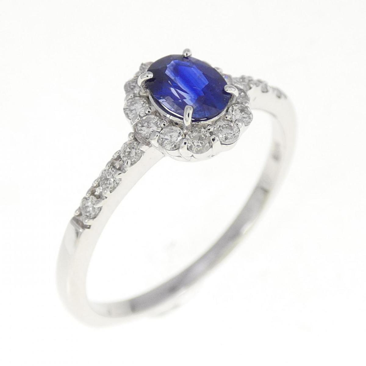 【KOMEHYO】 【新品】PT サファイヤ リング 0.40CT【新品】 【コメ兵】