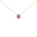 【新品】K18YG ルビー ネックレス 0.52CT【新品】(4)