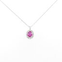 【新品】PT ルビー ネックレス 0.20CT【新品】