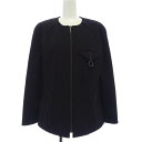 エルメス HERMES ノーカラージャケット【中古】
