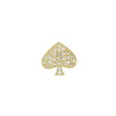 ビジュードエム トランプ スペード ピアス 0.13CT 片耳【中古】
