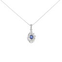 PT サファイヤ ネックレス 0.34CT【中古】(4)