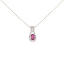 K18PG ルビー ネックレス 0.55CT【中古】(4)