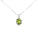 PT ペリドット ネックレス 2.90CT【中古】