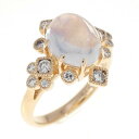 K18PG ムーンストーン リング 2.00CT【中古】