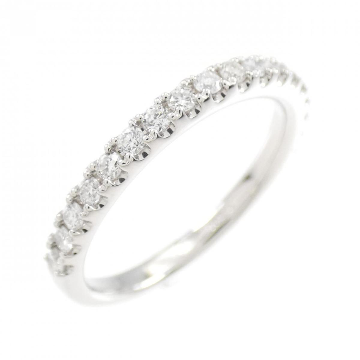 【リメイク】PT ハーフエタニティ ダイヤモンド リング 0.20CT【中古】