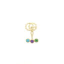 グッチ ホワイトトパーズ ピアス 片耳【中古】