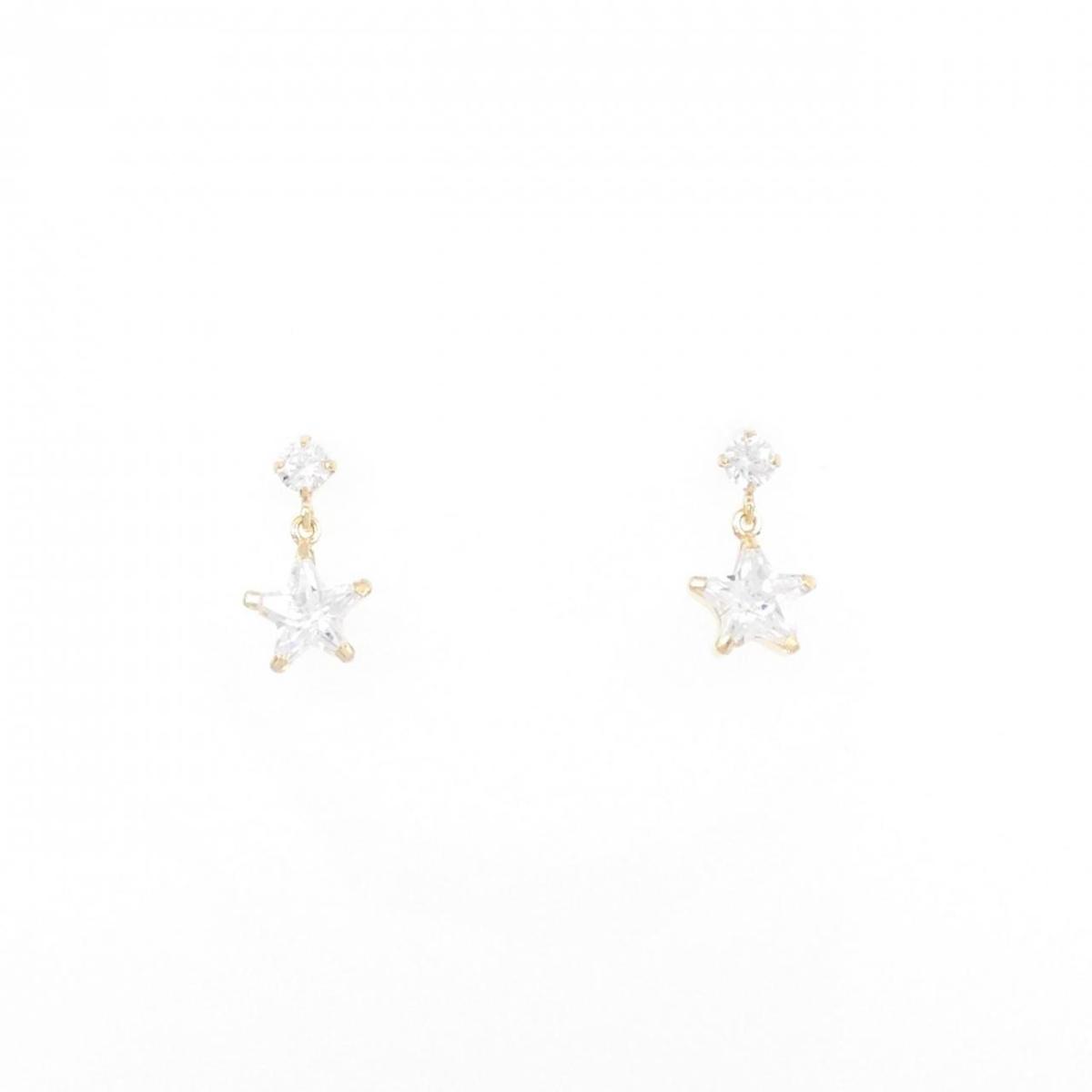 【KOMEHYO】 【新品】K18YG スター キュービック ピアス【新品】 【コメ兵】