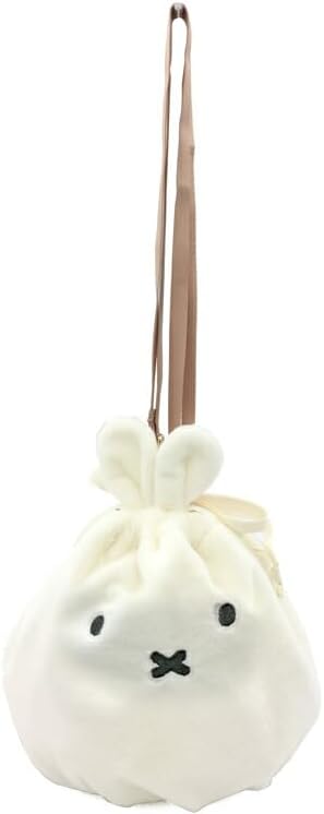 ビーエスエス ミッフィー 巾着バッグ アイボリー FB341WH