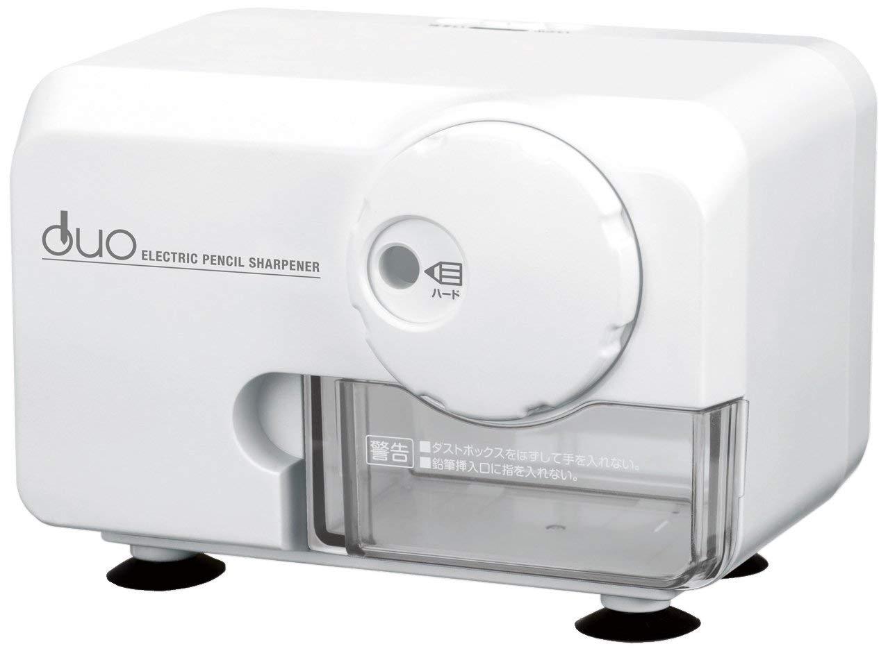 アスカ 電動シャープナー DUO ホワイト 色鉛筆対応 EPS600W