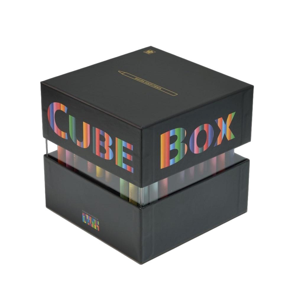 サクラクレパス クーピーペンシル キューブボックス72ブラック　FY72BOX－BK【限定品】