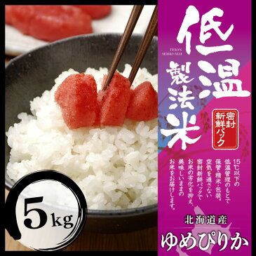 ゆめぴりか 5kg 北海道産ゆめぴりか 5kg米 お米 5キロ ユメピリカ ゆめぴりか ご飯 白米 お米 精米 アイリスオーヤマ 低温製法米【令和2年産】