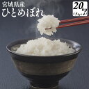 宮城産 ひとめぼれ 米 20kg 送料無料 令和5年産 宮城県産ひとめぼれ 20キロ お米 送料無料 白米 コメ 精米 ひとめぼれ 20kg ご飯 ヒトメボレ 登米産【TD】【米TRS】【メーカー直送品】