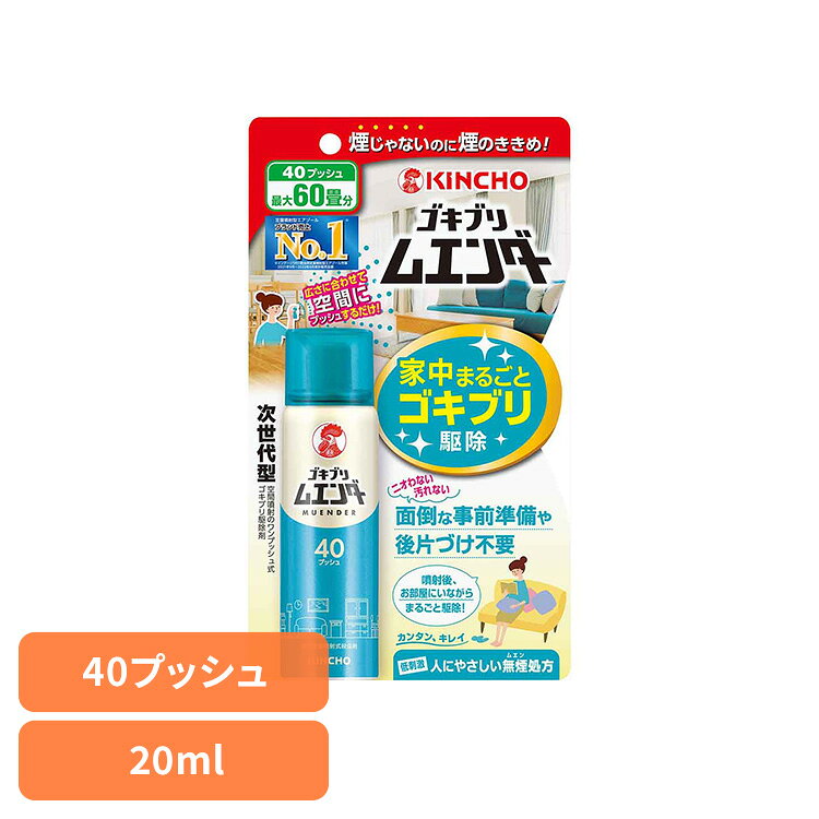 ゴキブリムエンダー 40プッシュ 20mL 82085対策 一斉 隙間 家具 隠れ場所 業者不要 快適 強力 手軽 ゴキブリムエンダー 【B】
