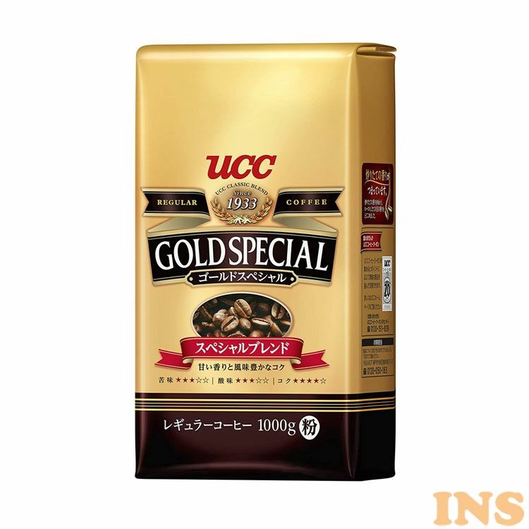 上島珈琲店 UCC ゴールドスペシャル スペシャルブレンド 1000g コーヒー レギュラーコーヒー コーヒー豆 ペーパードリップ 上島珈琲 粉 ユーシーシー 大容量 香り コク UCC 母の日 ギフト プレゼント【D】