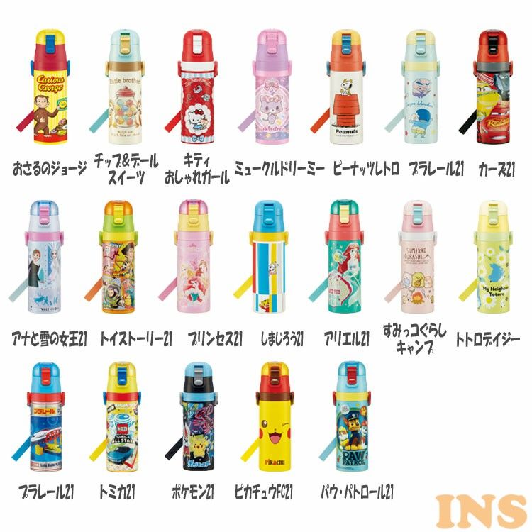 超軽量ダイレクトボトル470ml SDC4ステンレスボトル 水筒 おさるのジョージ キャラクターボトル 子供用 入園 入学 アニメ キャラクター 男の子 女の子 スケーター 【D】