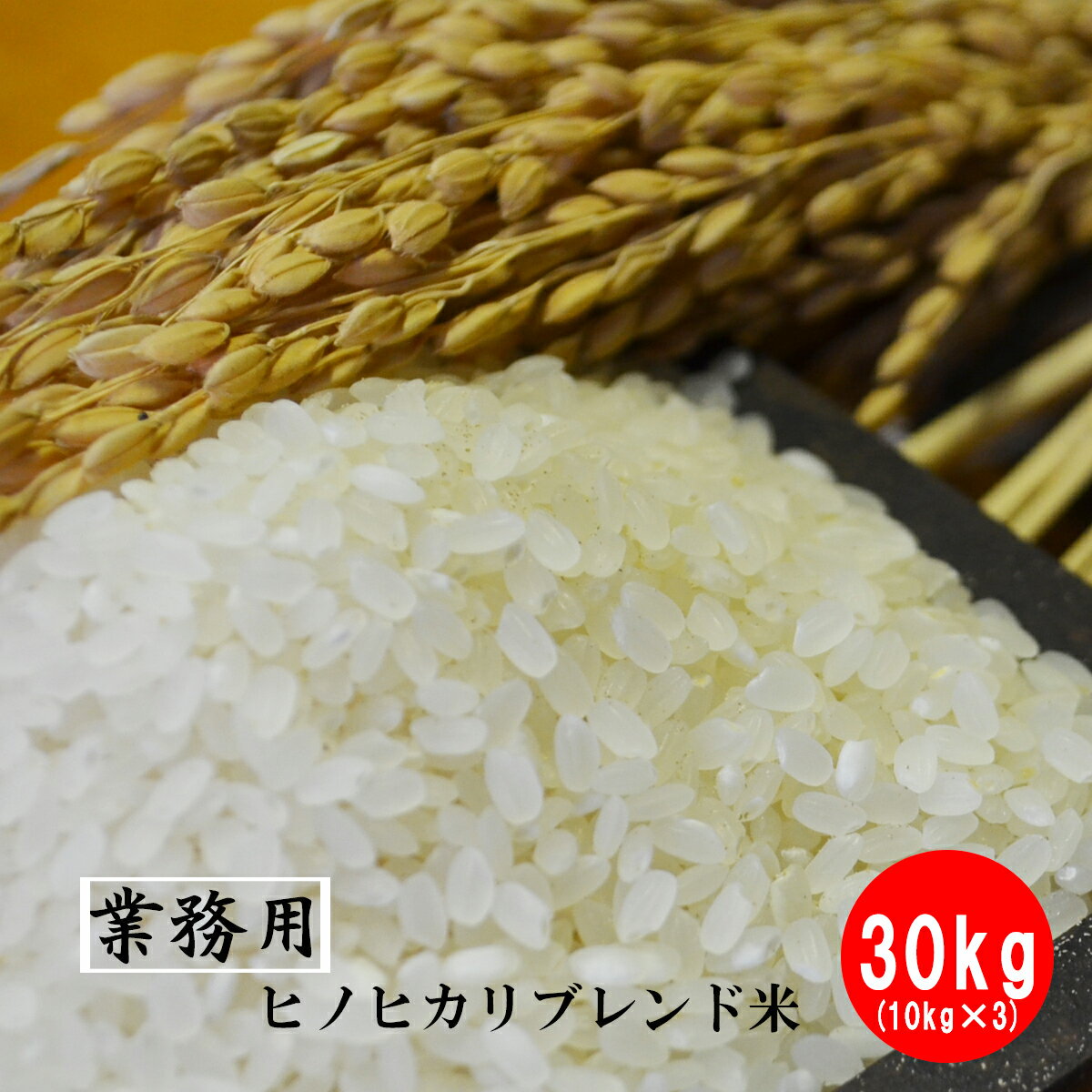 【業務用】佐賀県産　ヒノヒカリブレンド米　30kg（10kg×3）送料無料