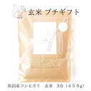 新米 プチギフト 玄米 3合 450g 令和6年産 魚沼産コシヒカリ 送料無料 コメノコト komenokoto 腸活 お年賀 お歳暮 お中元 お祝い 内祝い ...