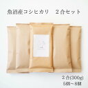 魚沼産コシヒカリ 送料無料 特A受賞 新米 令和6年産 白米 米小分け 2合 セット 一人暮らし 少量 新生活 大学生 祖父母 便利 実用的 ポスト投函 時短 ...