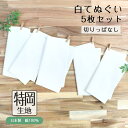 【24h限定 店内全品10％OFF】白手ぬぐい 5枚セット 特岡生地 日本製 手拭い ふきん TE-9011-08