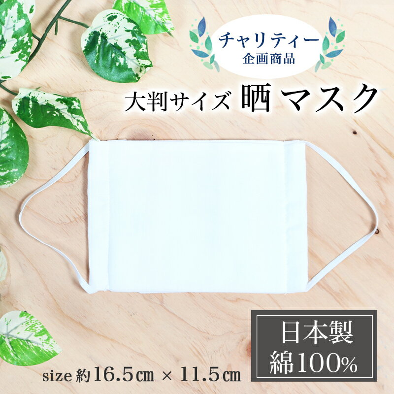 晒布マスク 日本製 白 洗える 手ぬぐい 大判 大きい マスク シンプル 綿 さらし 国産 メール便送料無料 MASK-002【メール便10点まで】