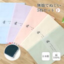 【18日は市場の日 24h限定店内全品 ポイント最大10倍】手ぬぐい 無地 5枚セット F 端がほつれない 日本製 ハンカチ タオル TE-X5-06028M