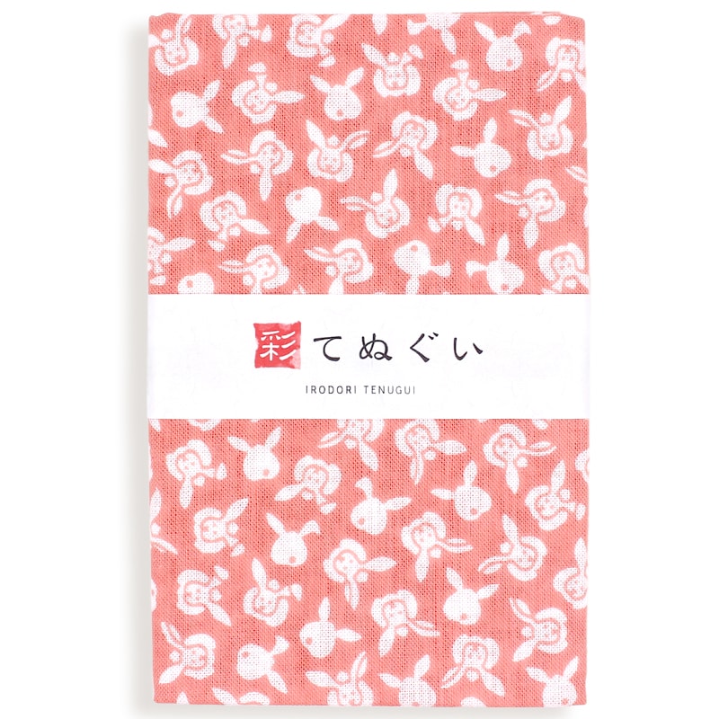 手ぬぐい 端がほつれない 3枚セット ピンクセット 日本製 手拭い 剣道 和雑貨 ハンカチ タオル 綿 ラッピング 熨斗 ふきん 洗顔 粗品 彩 irodori TE-X3-001M