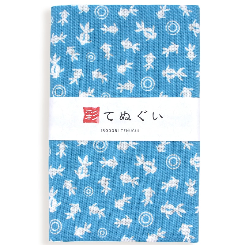 【6月4日20：00より販売開始】【父の日】手ぬぐい 5枚セット 動物柄1セット 日本製 手拭い 剣道 和雑貨 ハンカチ タオル 綿 ラッピング 熨斗 ふきん 洗顔 粗品 彩 irodori TE-X5-06010-IR