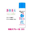 【24h限定 店内全品10％OFF】消臭 缶スプレー 小 エチケットミニ 75ml 消臭美人 クラフト消臭 GL消臭 抗菌性 タバコ トイレ 生ゴミ 生理用品 日本製 L881000531