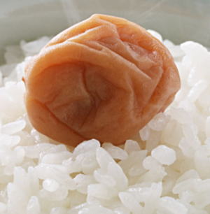 ごはんと梅干