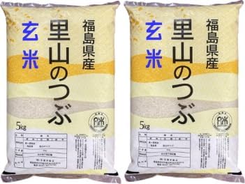 粒が大きく張りがあり、しっかりとした粒で崩れにくい食べ応えがあるお米です　【令和7年産】福島県産　里山のつぶ【玄米】10kg（5kg×2袋）
