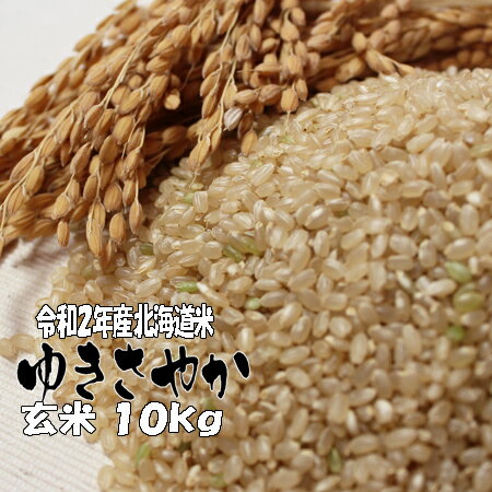 2年産　北海道産ゆきさやか玄米　10kg（5kg×2）　送料無料　精米無料　北海道米