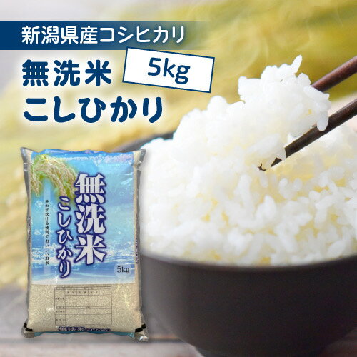 無洗米 5kg 新潟産 コシヒカリ 送料無料 新潟県産 こしひかり おいしい無洗米 新潟 米 お米 美味しい無洗米 こしひかり 5キロ 送料無料 あす楽 美味しいお米 おいしいお米 ブランド米 新米