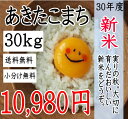 新米! 30年産 千葉県産あきたこまち30kg 白米 【 精...