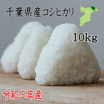 米10kg　令和5年産　千葉県産コシヒカリ　白米8.8kg　