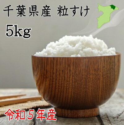 人気ランキング第50位「米屋　たかぎ」口コミ数「1件」評価「5」令和5年産　千葉県産　種粒すけ 5kg　白米4.4kg　ツヤツヤ　ピカピカ　送料無料　お米　米　白米　粒すけ　コシヒカリ並みの美味しさ　　あっさり　千葉県産　産地直送 　5kg　送料無料 　5kg 米 5kg　送料無料