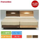 【2台セット特価】フランスベッド ベッド セミダブル×2台 PR70-06C 脚付き MW-200α ハード | 正規品フランスベッド製 目玉 マットレス付き マットレス 70周年 pr7006 MW200 mw200 セミダブルサイズ 2台(3)