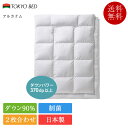 東京ベッド 羽毛布団 シングル アルカナム | 正規品 東京ベッド製 羽毛ふとん グース グースダウン 暖かい 二枚合わせ 日本製 国産 掛け布団 かけ布団 掛布団 軽い ダウン90(3)