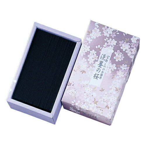 お線香 線香 お香 日本香堂 宇野千代のお線香 淡墨の桜 75g(約70mm) / 200g(約140m...