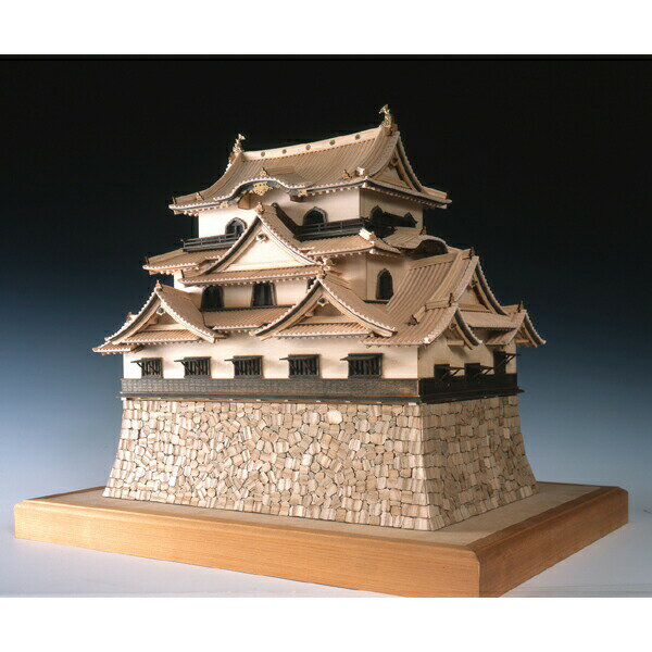 【楽天ランキング1位受賞】プラモデル・模型 建築物・情景 城 1/80 国宝 彦根城1/80ウッディ ...